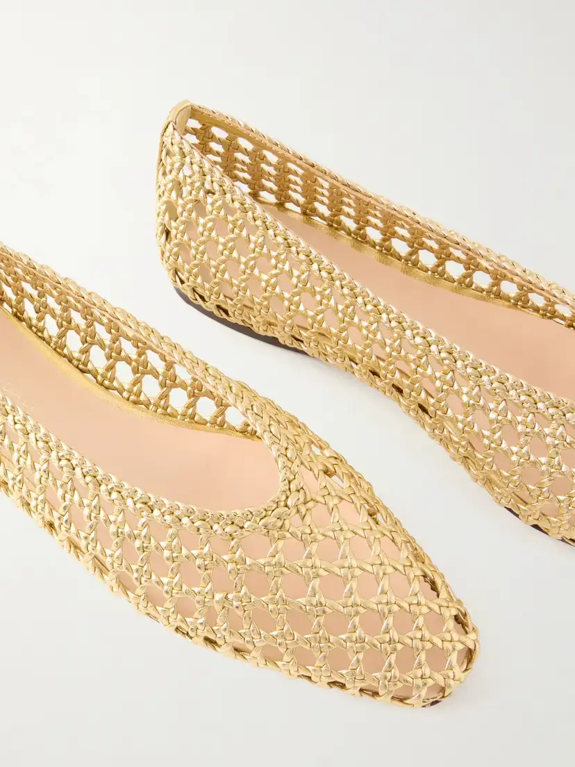Loeffler Randall Emery Woven Metallic Leather Ballet Flats | Thumbnail 5 Loeffler Randall Emery Woven Metallic Leather Ballet Flats | Thumbnail 5