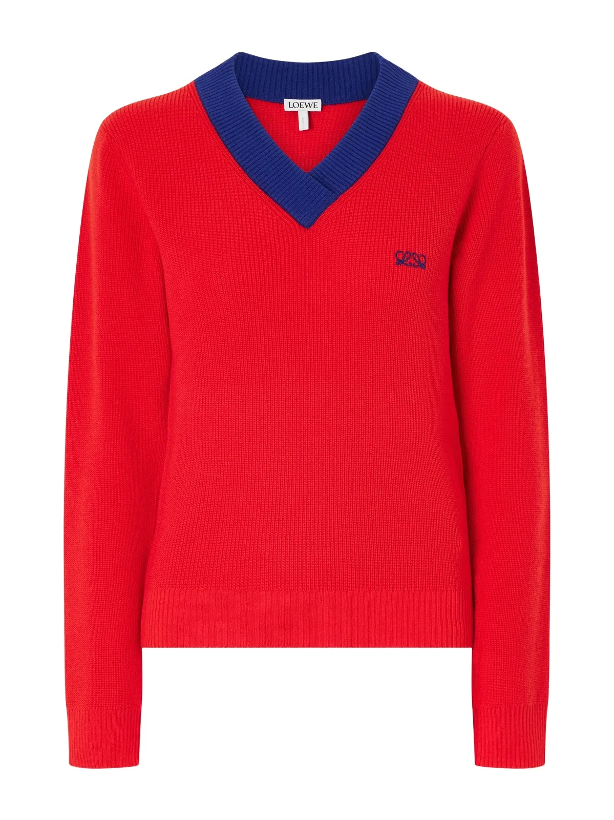Logo-embroidered Ribbed-knit Cotton And Wool-blend Sweater