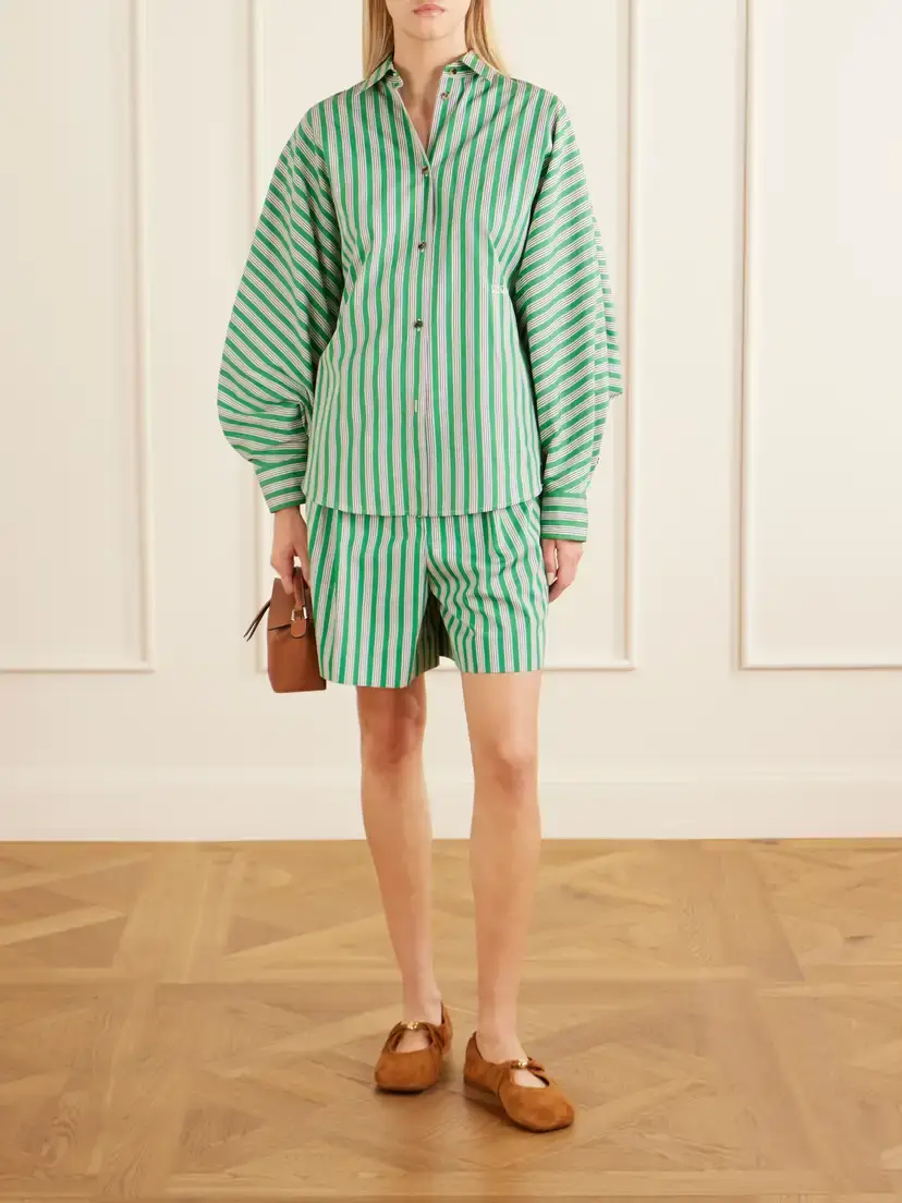 Loewe Striped Cotton-poplin Shirt | Thumbnail 2 Loewe Striped Cotton-poplin Shirt | Thumbnail 2