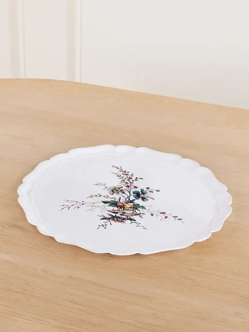 Astier De Villatte Bush Clover Ceramic Plate