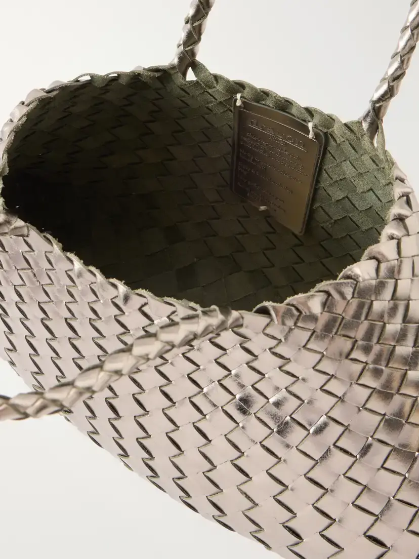 Dragon Diffusion Sante Croce Small Woven Leather Tote | Thumbnail 6 Dragon Diffusion Sante Croce Small Woven Leather Tote | Thumbnail 6
