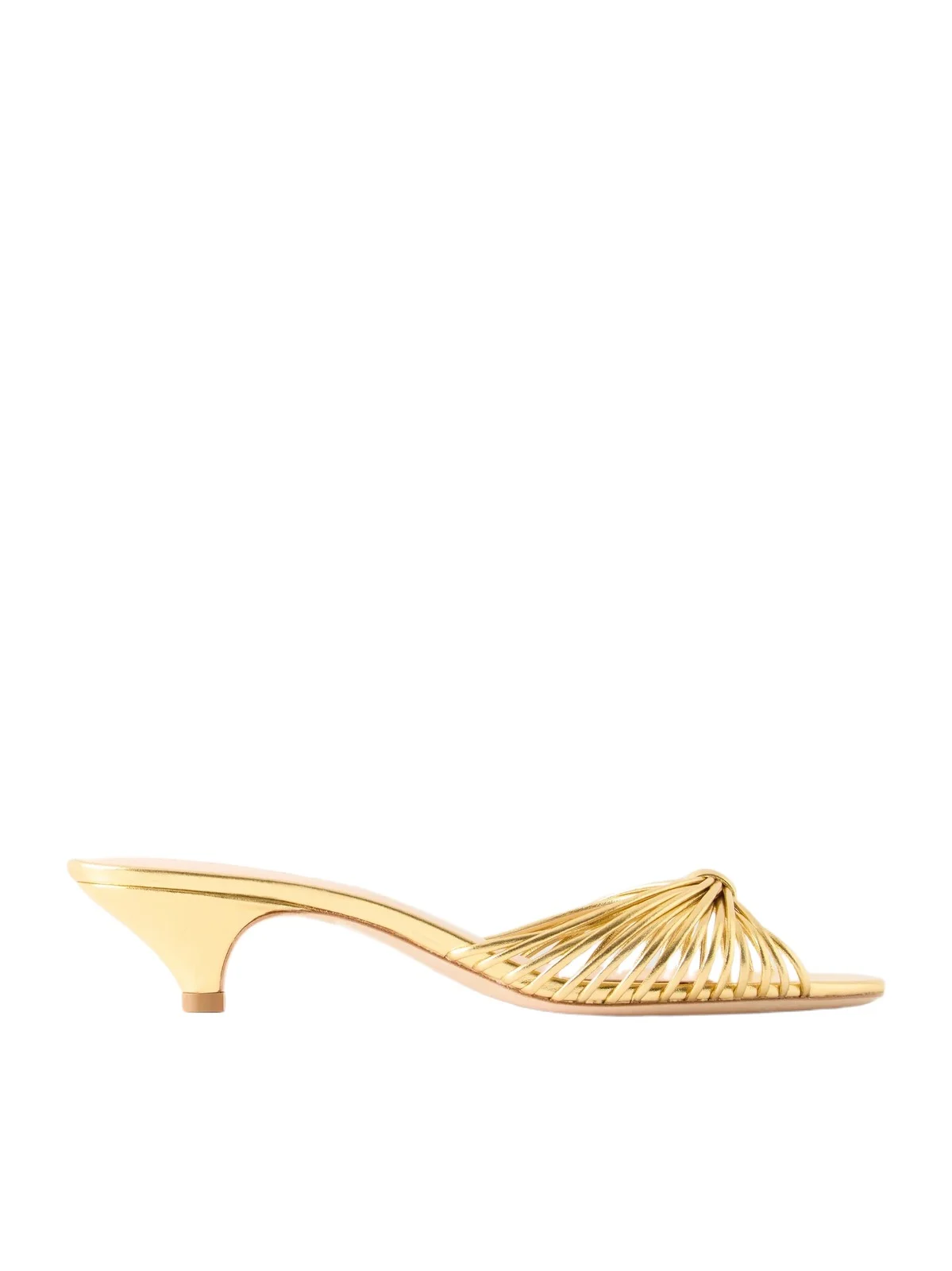 Dixie 40 Metallic Leather Mules