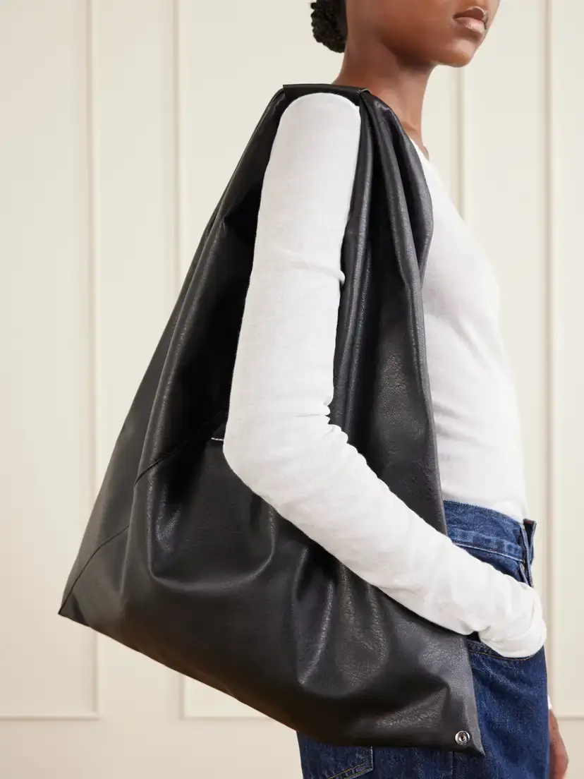 MM6 MAISON MARGIELA Japanese Leather-trimmed Coated Tote | Thumbnail 2 MM6 MAISON MARGIELA Japanese Leather-trimmed Coated Tote | Thumbnail 2