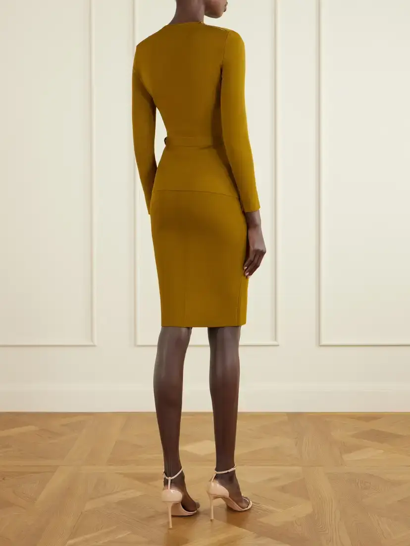 Tom Ford Belted Crepe Blouse | Thumbnail 3 Tom Ford Belted Crepe Blouse | Thumbnail 3