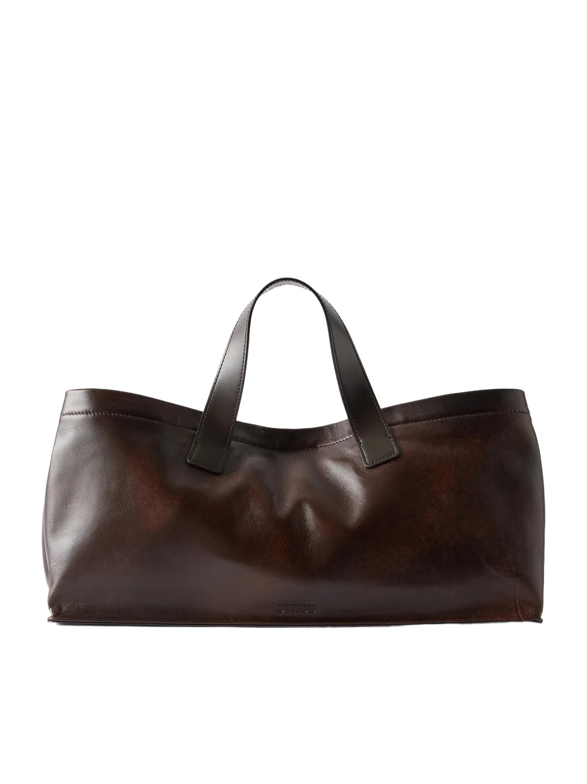 Port Logo-debossed Leather Tote Port Logo-debossed Leather Tote