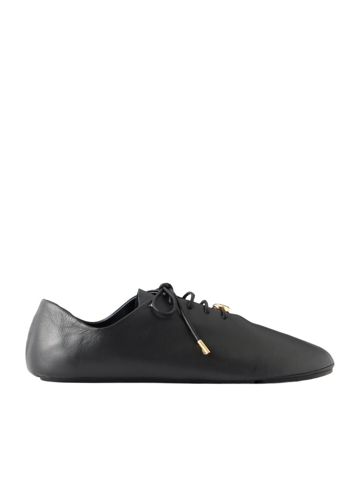 Pebble Embellished Leather Sneakers