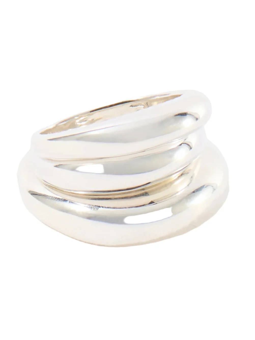 Set Of Three Sterling Silver Rings