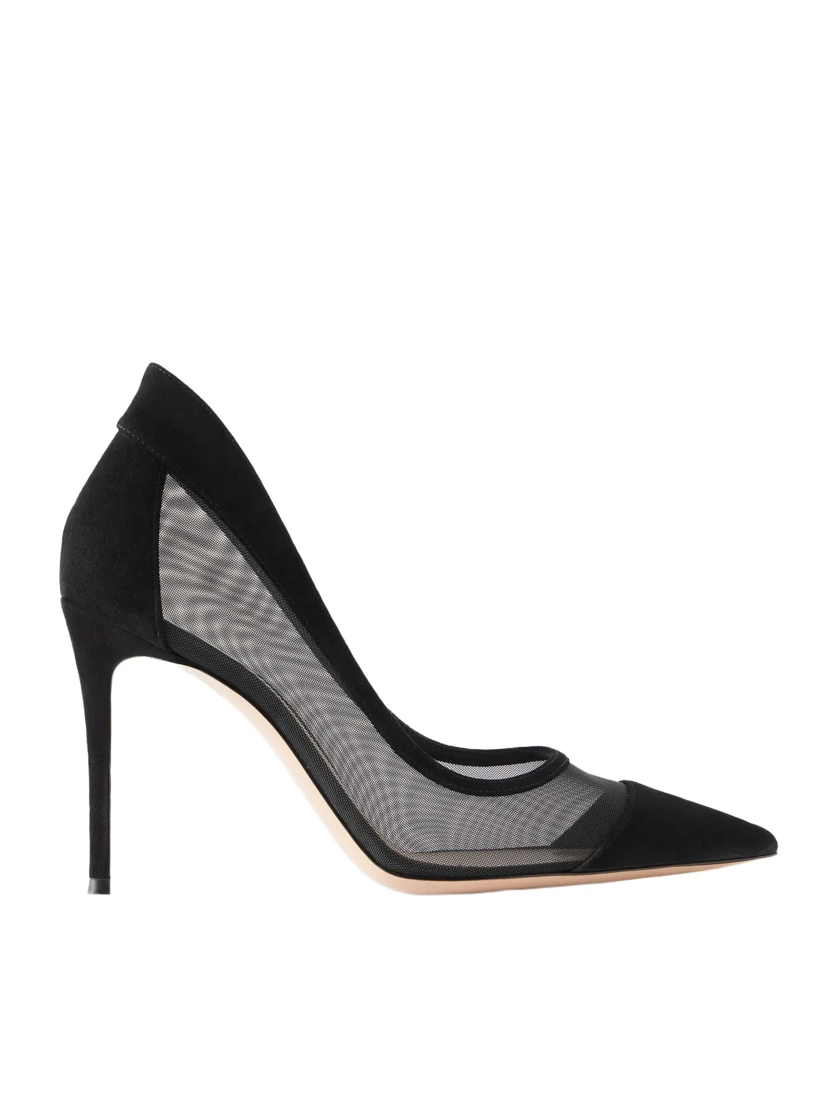 95 Suede-trimmed Mesh Pumps 95 Suede-trimmed Mesh Pumps