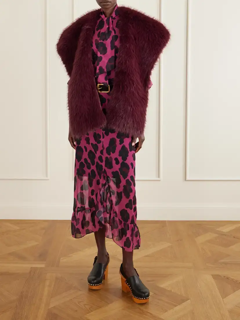 ANNA SUI Oversized Plush Shawl | Thumbnail 2 ANNA SUI Oversized Plush Shawl | Thumbnail 2