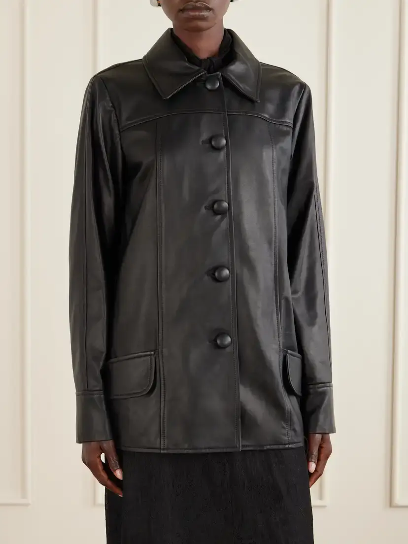 ANNA SUI Paneled Leather Jacket | Thumbnail 3 ANNA SUI Paneled Leather Jacket | Thumbnail 3