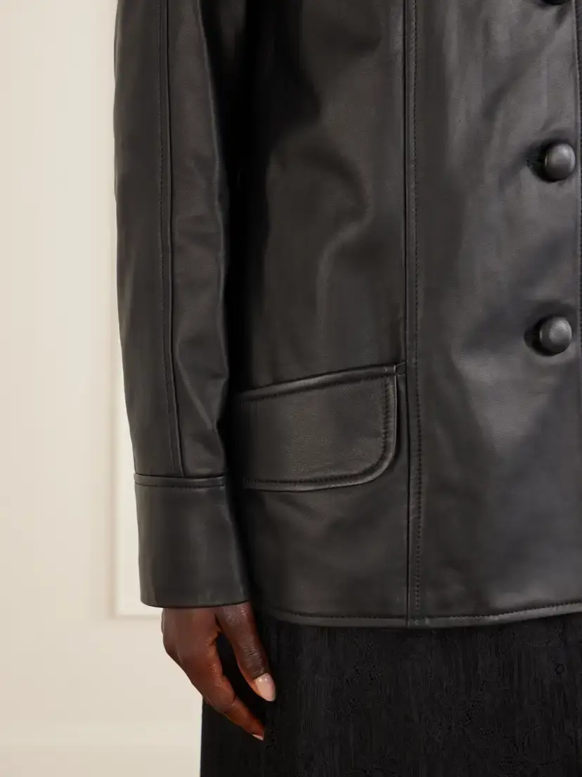 ANNA SUI Paneled Leather Jacket | Thumbnail 6 ANNA SUI Paneled Leather Jacket | Thumbnail 6