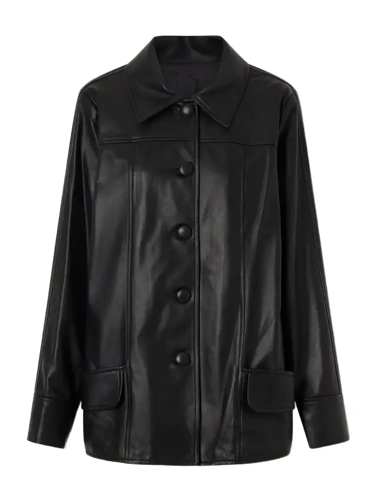 ANNA SUI Paneled Leather Jacket | Image 1 ANNA SUI Paneled Leather Jacket | Image 1