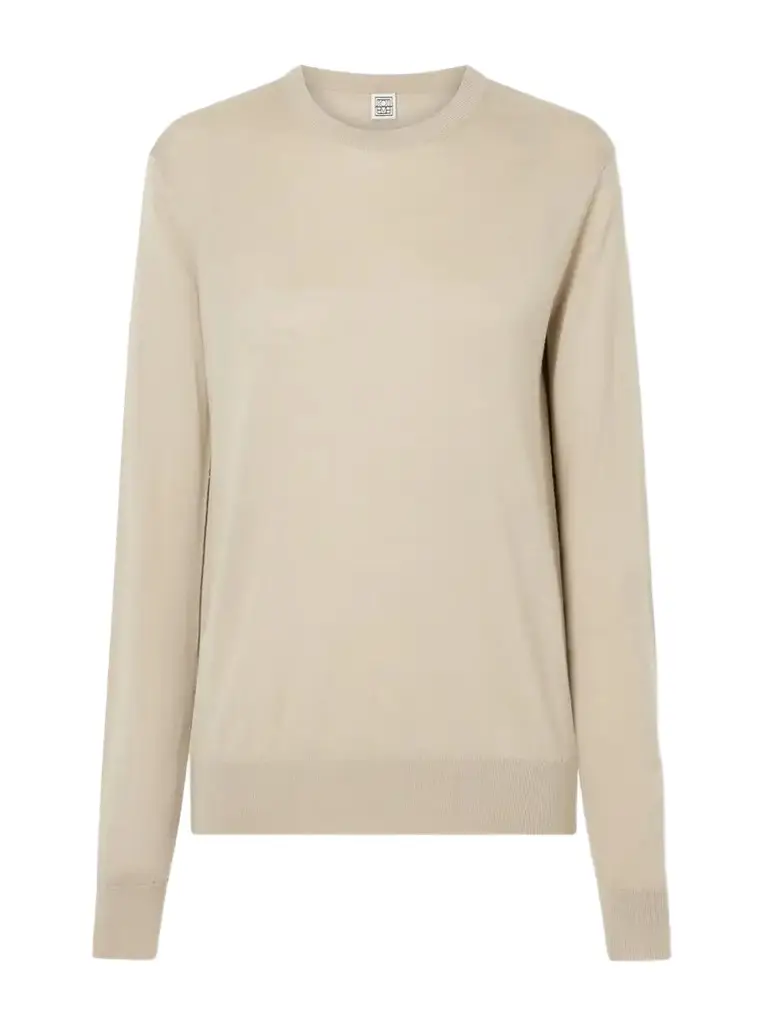 TOTEME Wool And Silk-blend Sweater | Image 1 TOTEME Wool And Silk-blend Sweater | Image 1