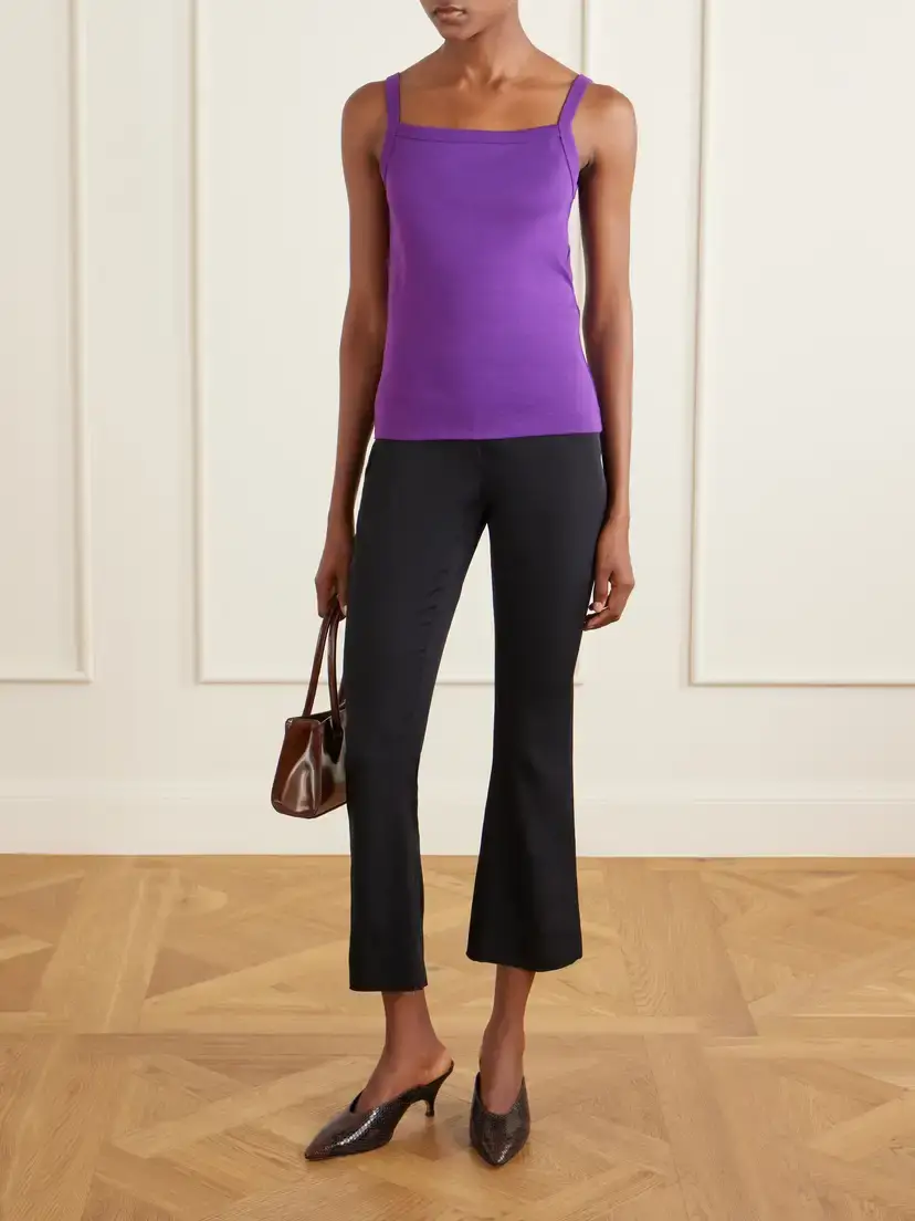 FLORE FLORE May Organic Cotton-jersey Tank | Thumbnail 2 FLORE FLORE May Organic Cotton-jersey Tank | Thumbnail 2