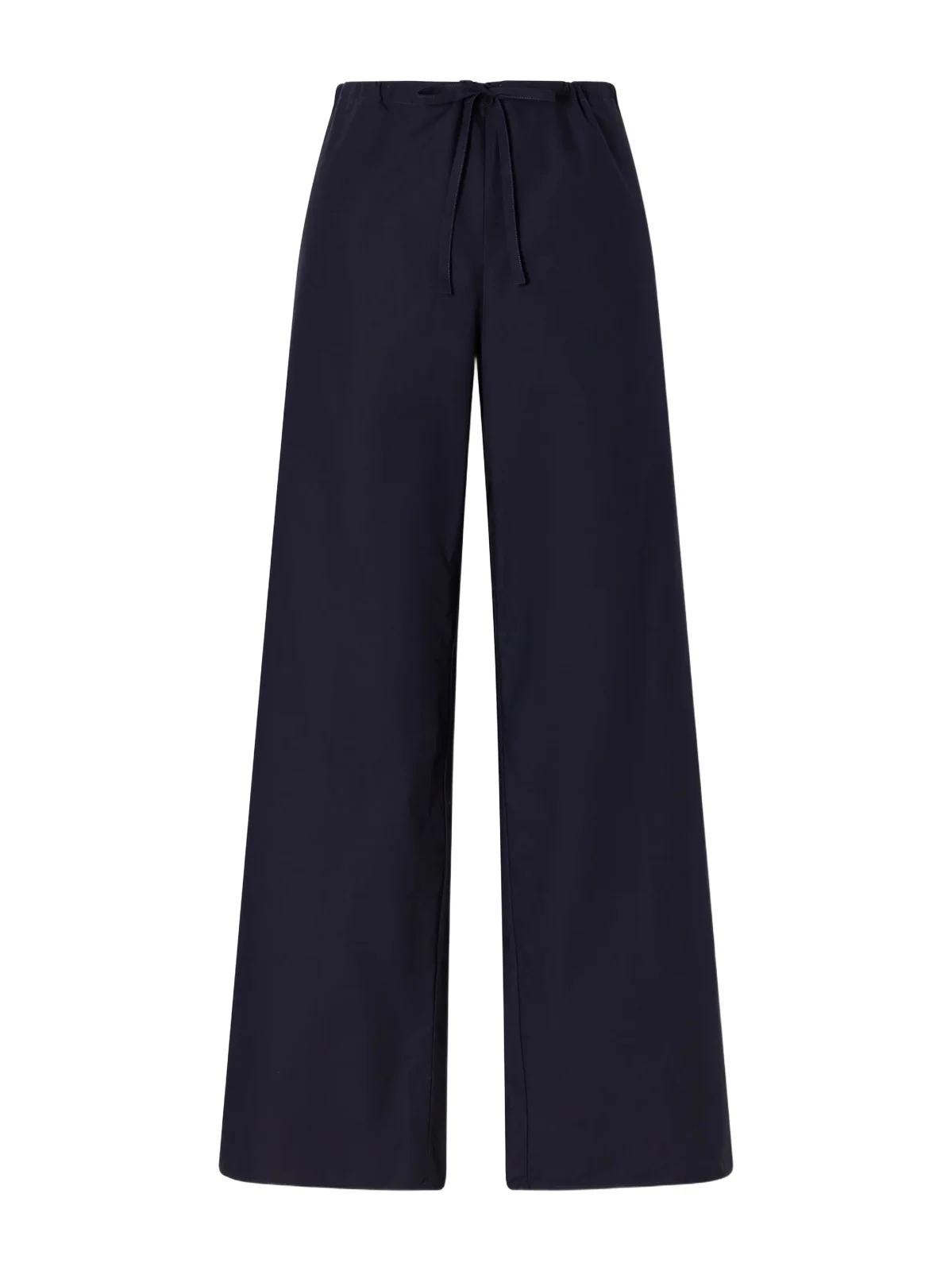 Josephine Drawstring Organic Cotton-poplin Straight-leg Pants Josephine Drawstring Organic Cotton-poplin Straight-leg Pants