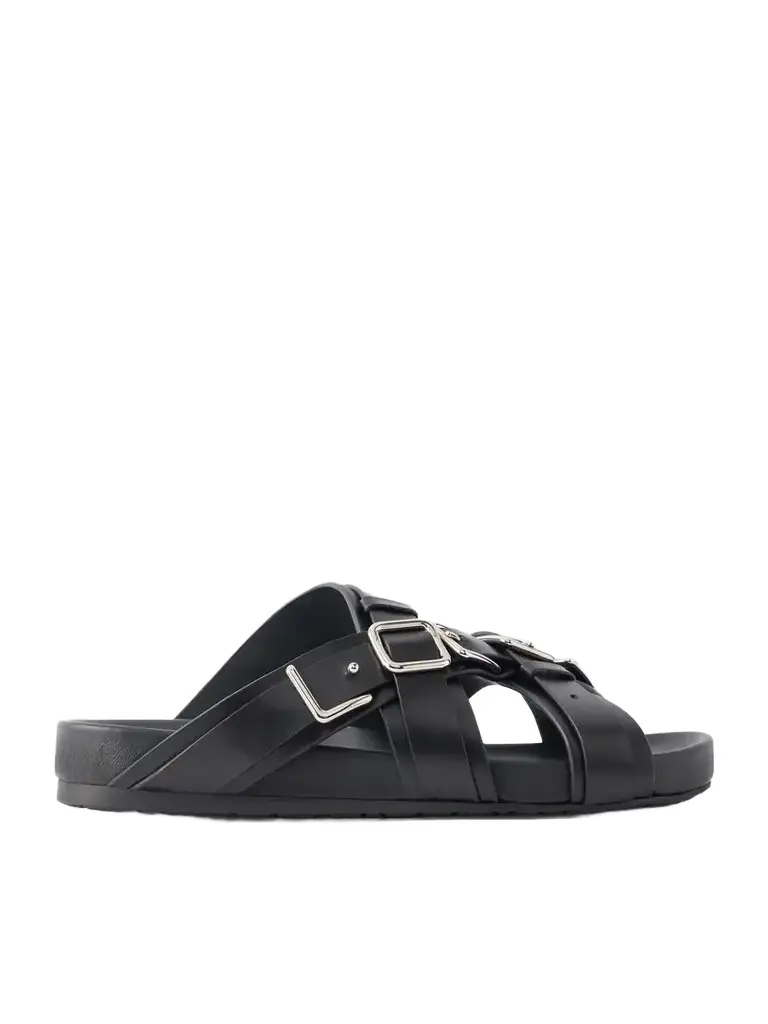 Type Fussbett Embellished Leather Sandals Type Fussbett Embellished Leather Sandals