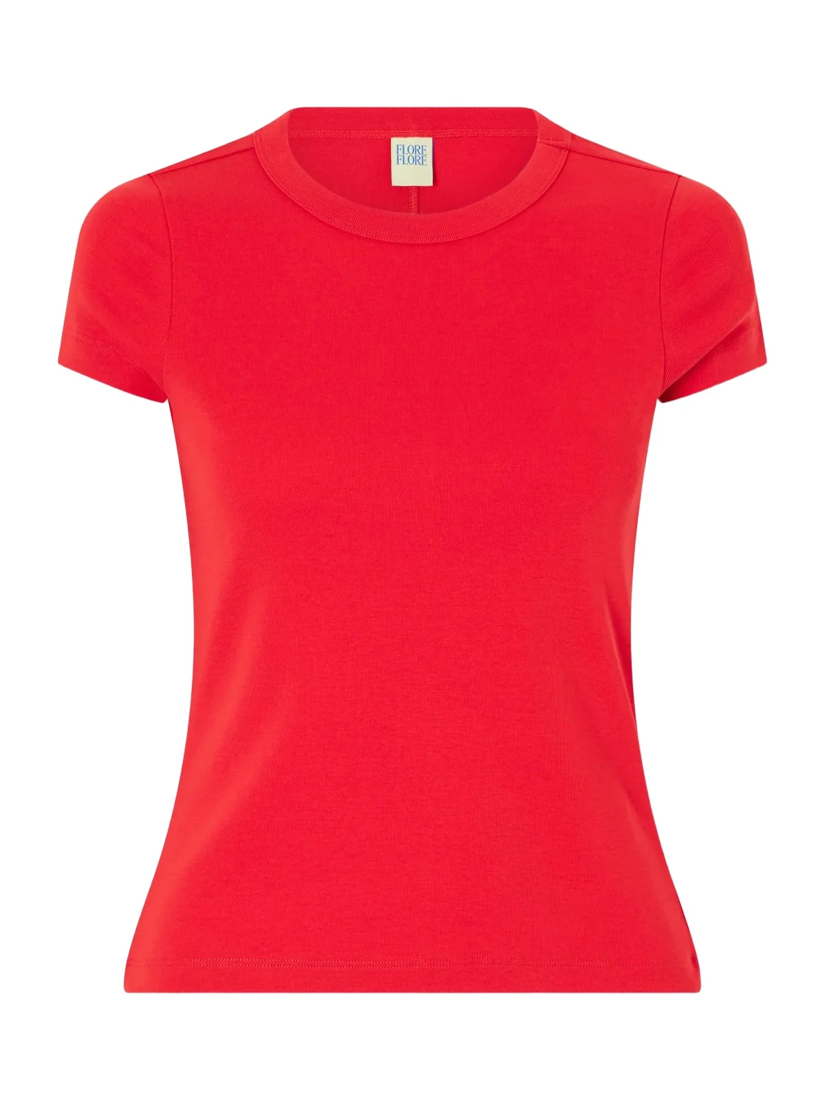 FLORE FLORE Car Baby Tee Ribbed Organic Cotton-jersey T-shirt