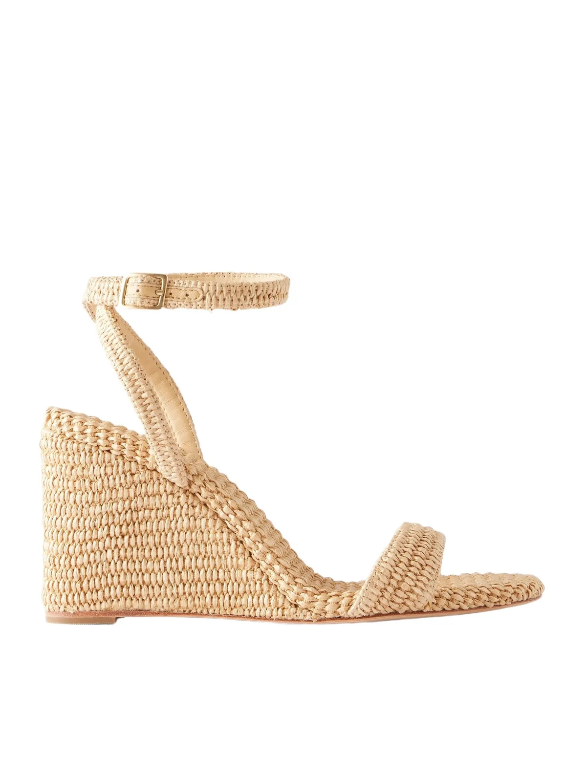 Gavi 40 Raffia Wedge Sandals