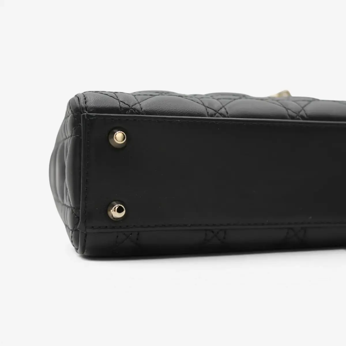 Christian Dior Christian Dior Lady Dior Mini Black Leather Handbag by The Solist | Thumbnail 3 Christian Dior Christian Dior Lady Dior Mini Black Leather Handbag by The Solist | Thumbnail 3