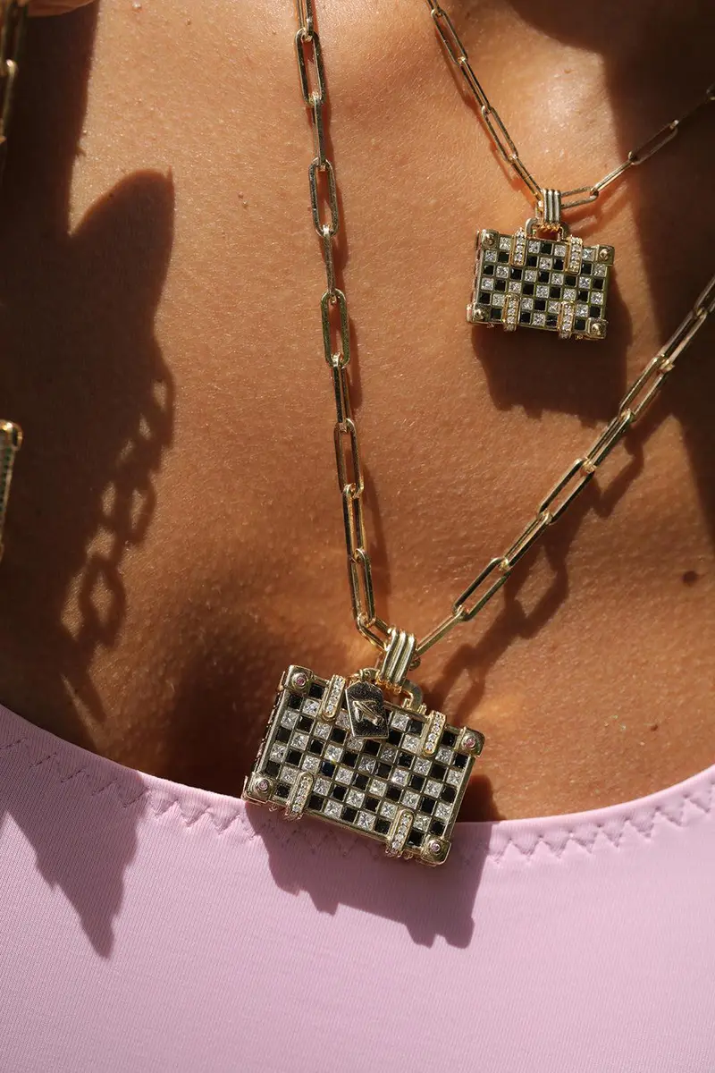 NEVERNOT 'Weekend Night and Day’ Suitecase Necklace | Thumbnail 3