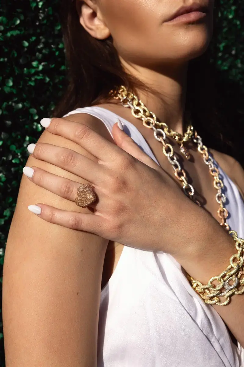 Carolina Bucci 1885 Links Short Necklace | Thumbnail 4