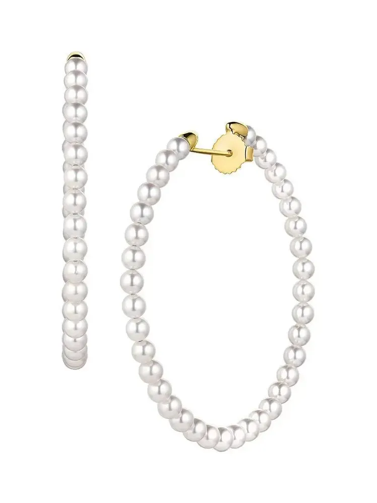 BAGGINS Akoya Hoop Earrings