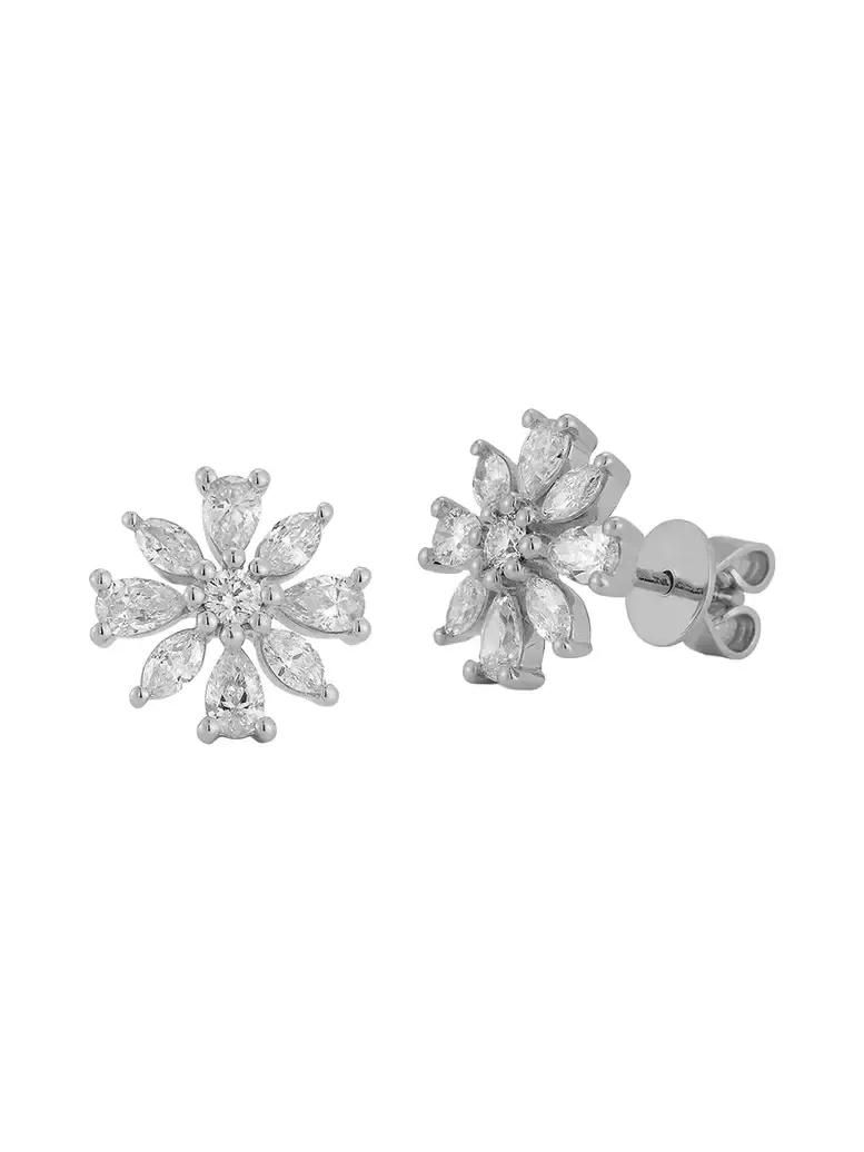 Alexa Jordyn Large Flower Stud Earrings Alexa Jordyn Large Flower Stud Earrings