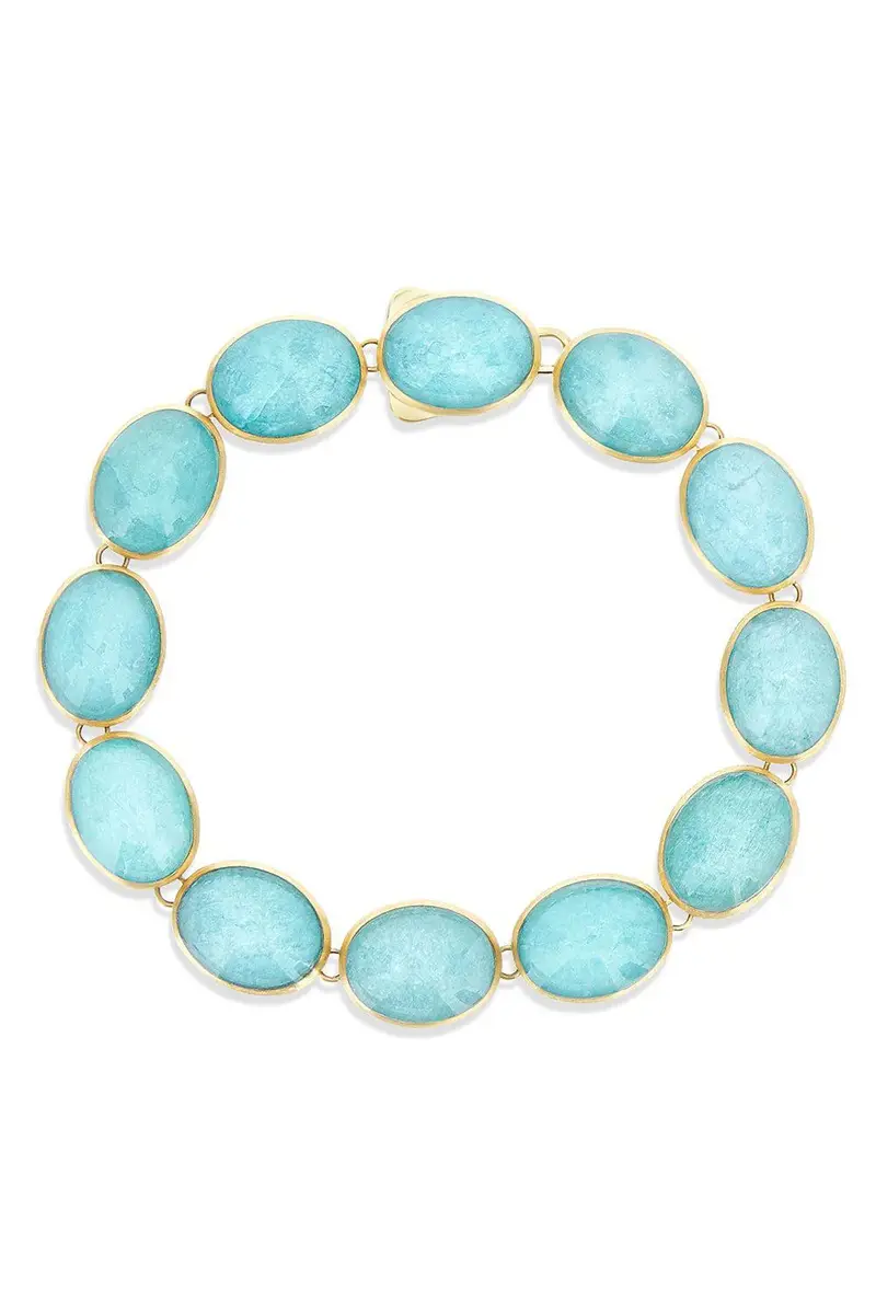 NANIS Amazonite Small Boules Muse Bracelet | Image 1 NANIS Amazonite Small Boules Muse Bracelet | Image 1
