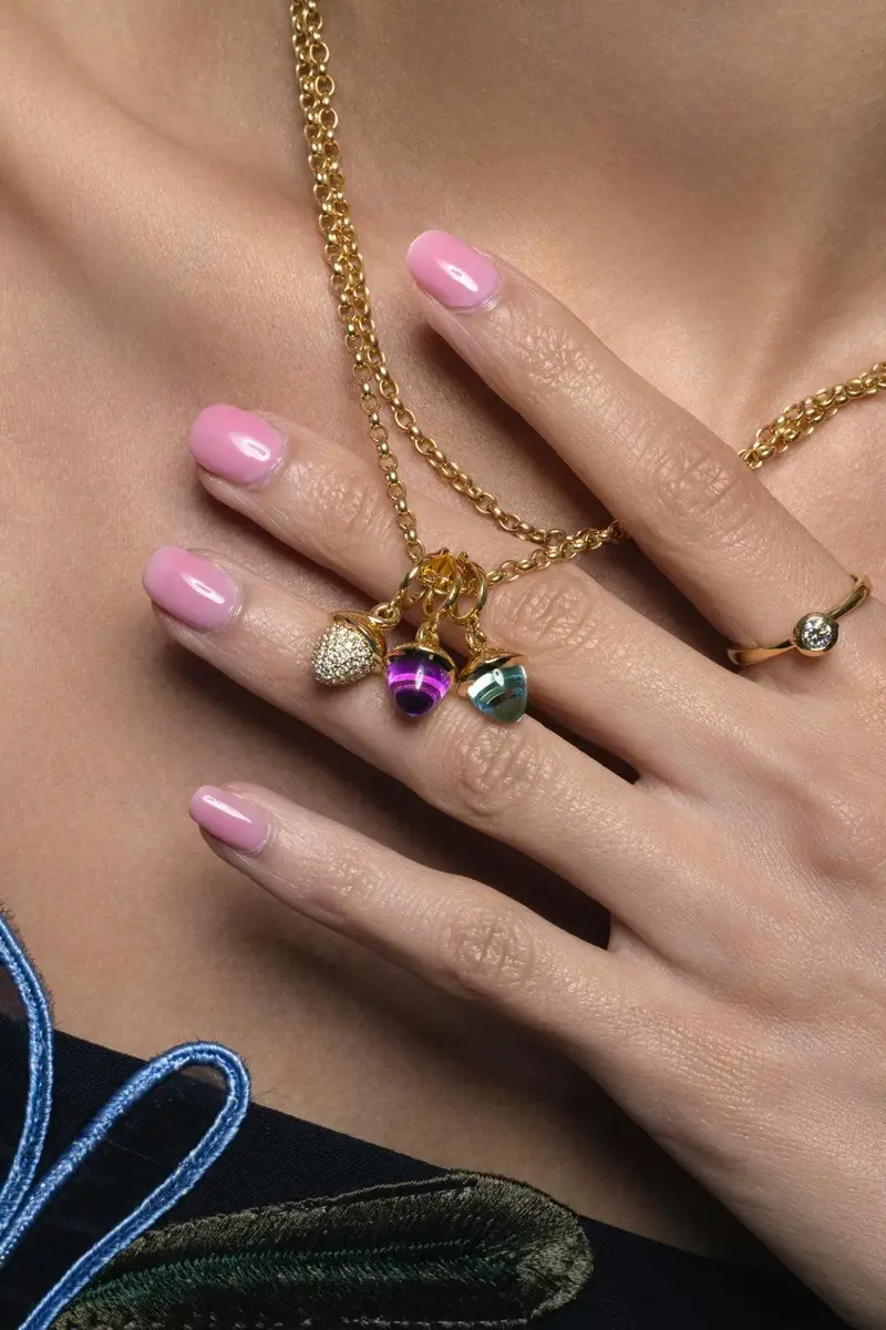 TAMARA COMOLLI Amethyst Mikado Flamenco Pendant | Thumbnail 3