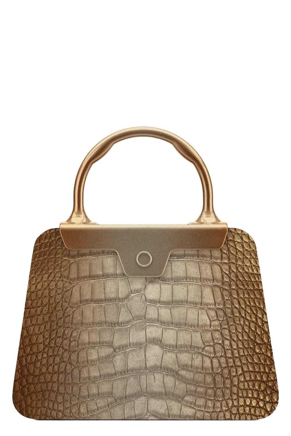 JEFFREY LEVINSON Andie Clutch - Light Sand / Bronze