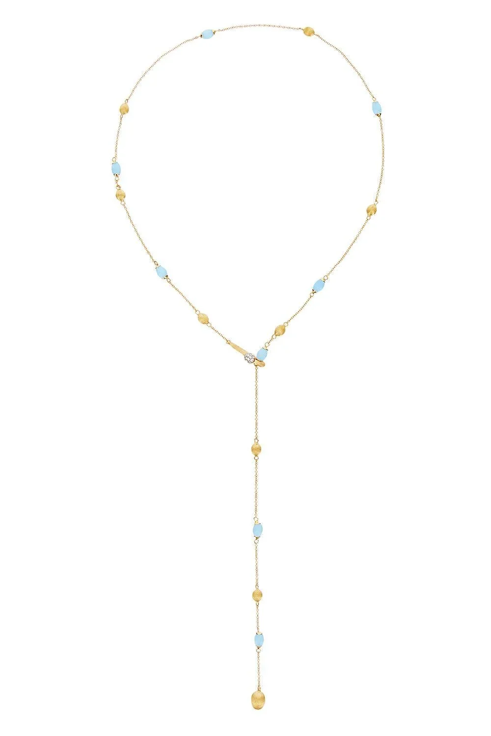 Aquamarine Diamond Soffio Necklace Aquamarine Diamond Soffio Necklace
