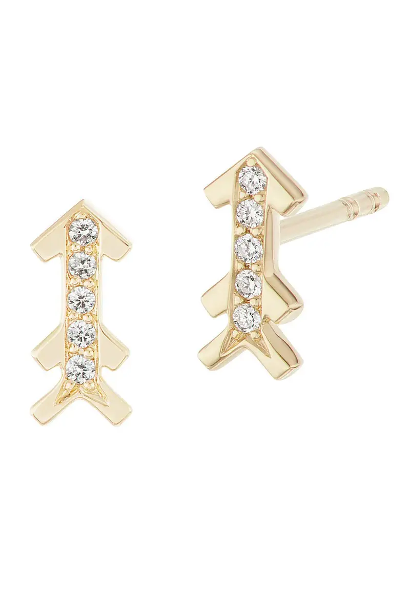 Harwell Godfrey Arrow Diamond Stud Earrings | Image 1 Harwell Godfrey Arrow Diamond Stud Earrings | Image 1