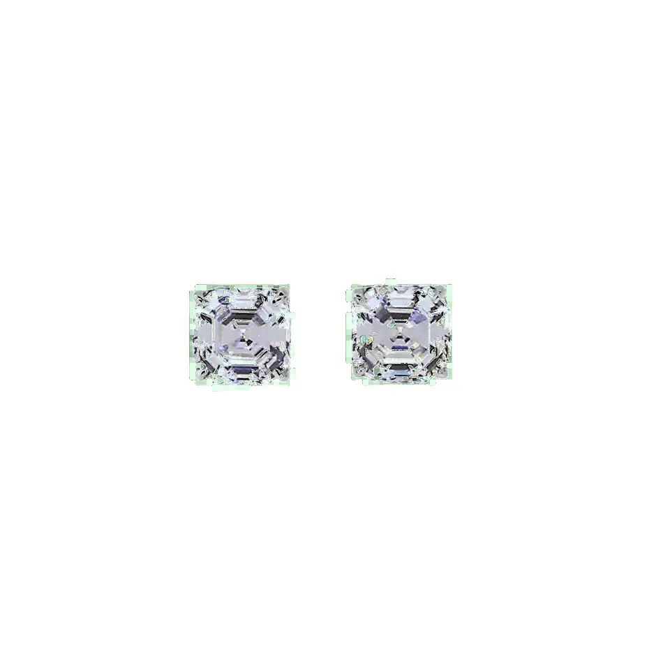 FANTASIA by DESERIO Asscher Stud Earrings | Image 1 FANTASIA by DESERIO Asscher Stud Earrings | Image 1