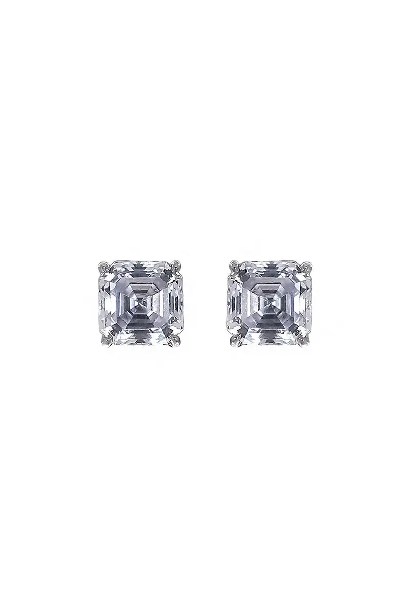 FANTASIA by DESERIO Asscher Stud Earrings | Image 1 FANTASIA by DESERIO Asscher Stud Earrings | Image 1