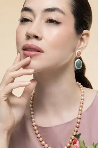 Lizzie Fortunato Aventurine Papaya Earrings | Thumbnail 3 Lizzie Fortunato Aventurine Papaya Earrings | Thumbnail 3