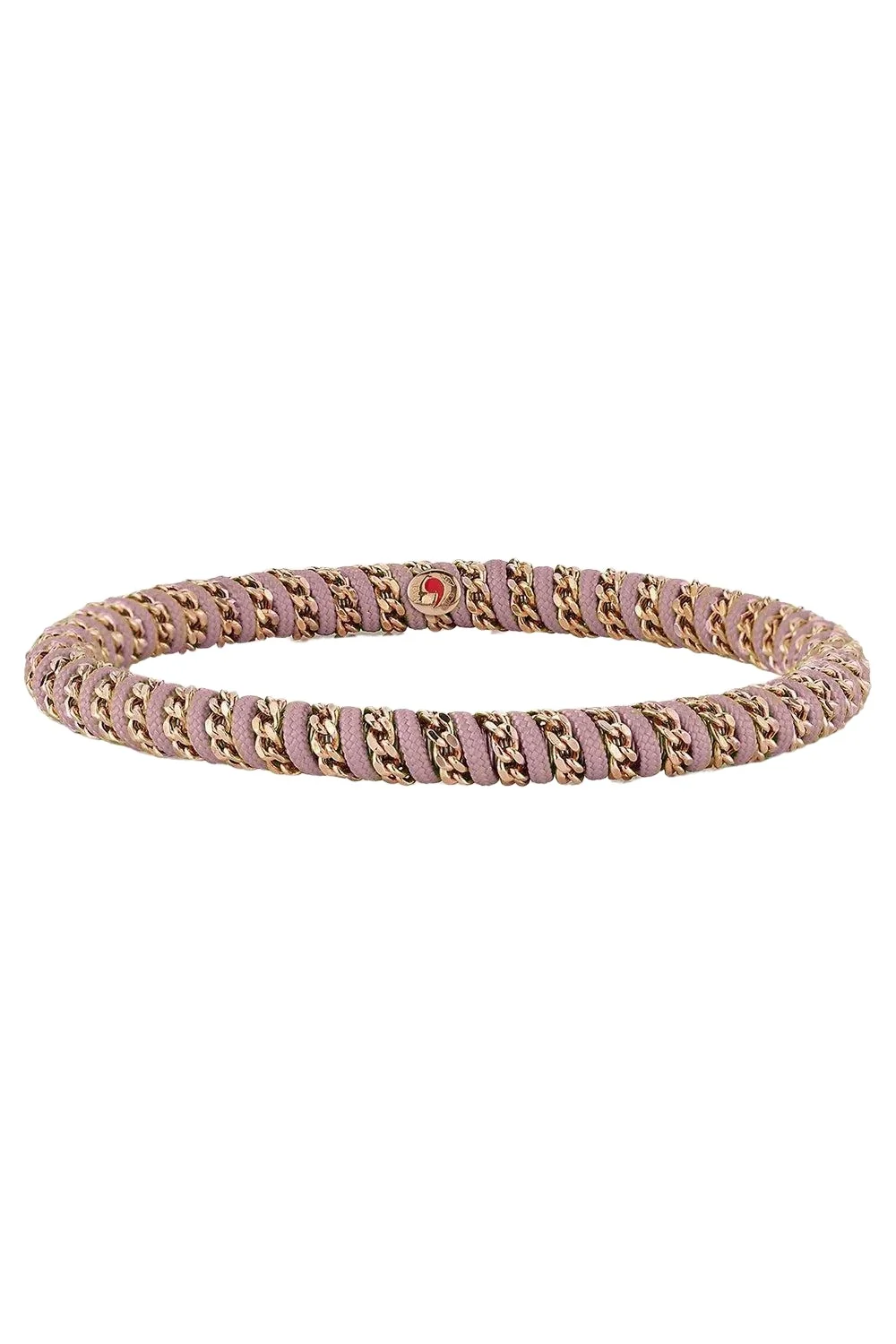 ROBERTO DEMEGLIO Baby Pink Gio Stretch Bracelet - Rose Gold