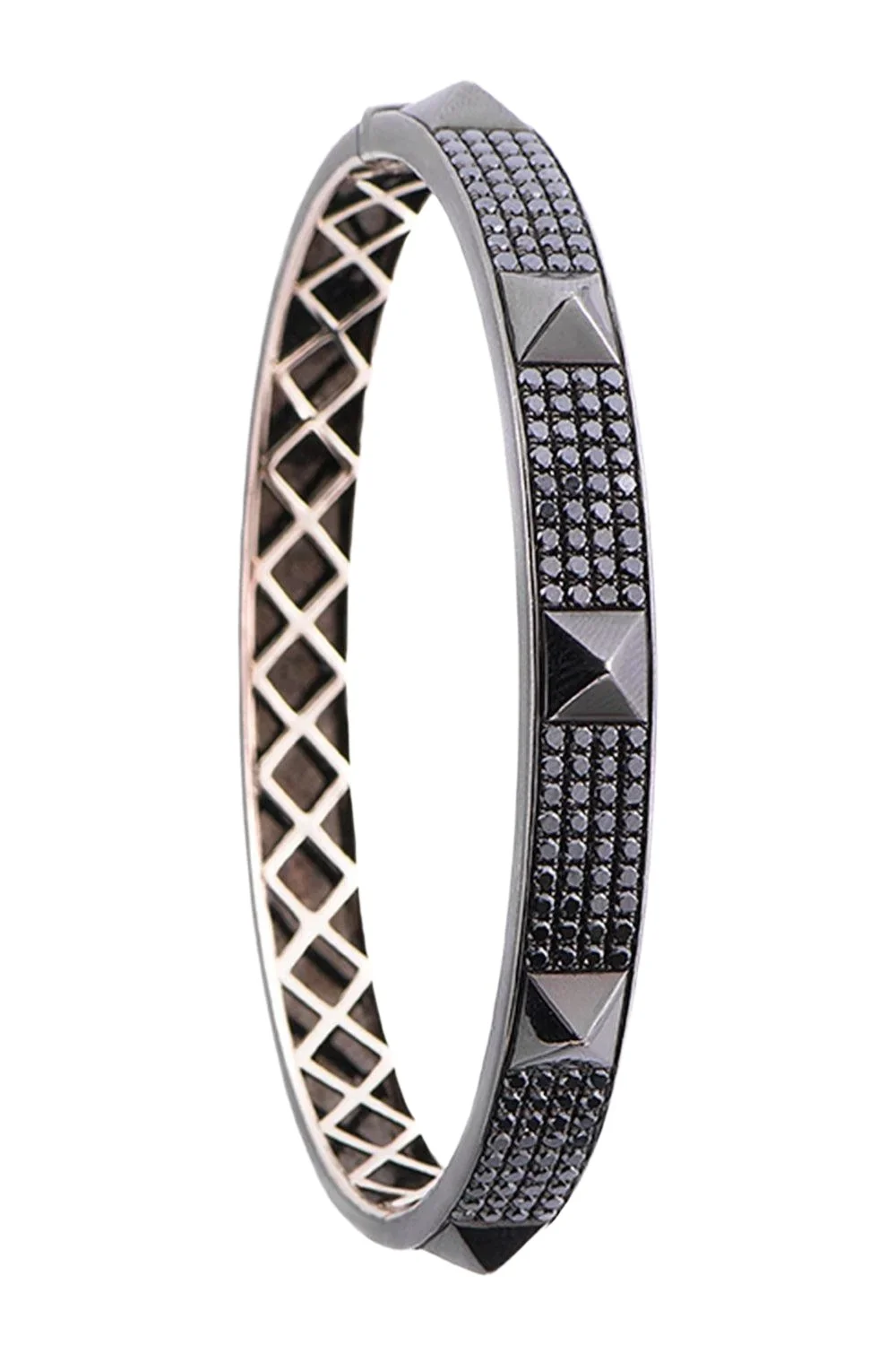 Black Diamond Spike Bangle Bracelet Black Diamond Spike Bangle Bracelet
