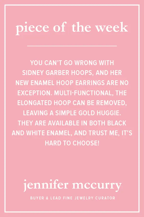 SIDNEY GARBER Black Door Knocker Earrings | Thumbnail 3