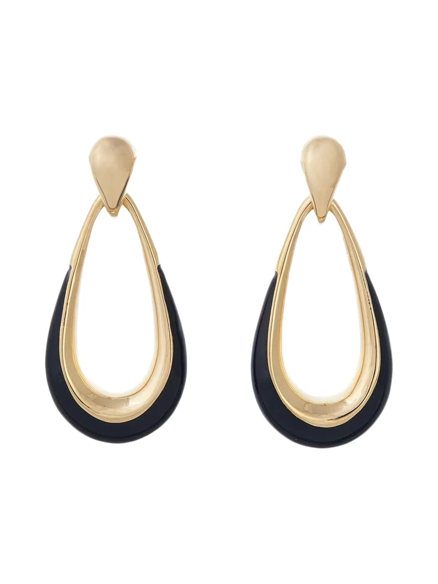 Black Door Knocker Earrings Black Door Knocker Earrings