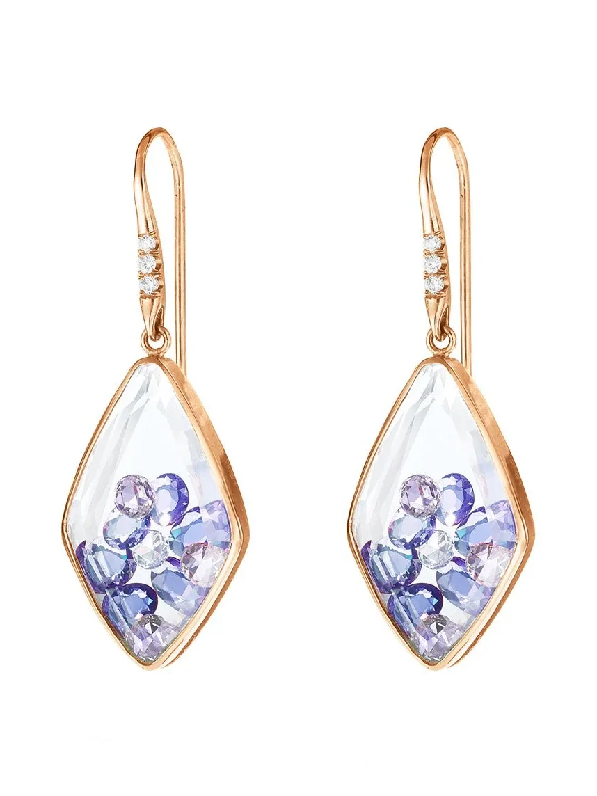 MORITZ GLIK Blue Kite Earrings