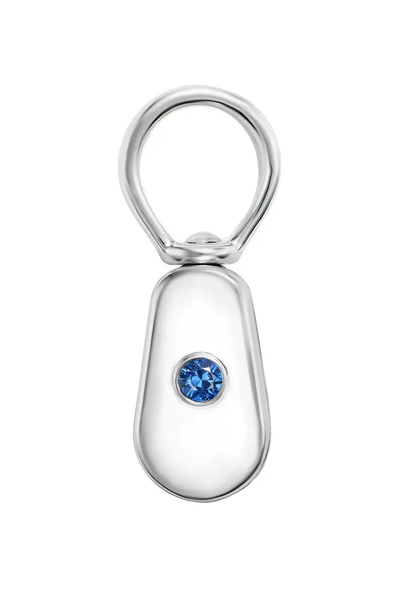 Marla Aaron Blue Sapphire Baby Pulley | Image 1 Marla Aaron Blue Sapphire Baby Pulley | Image 1