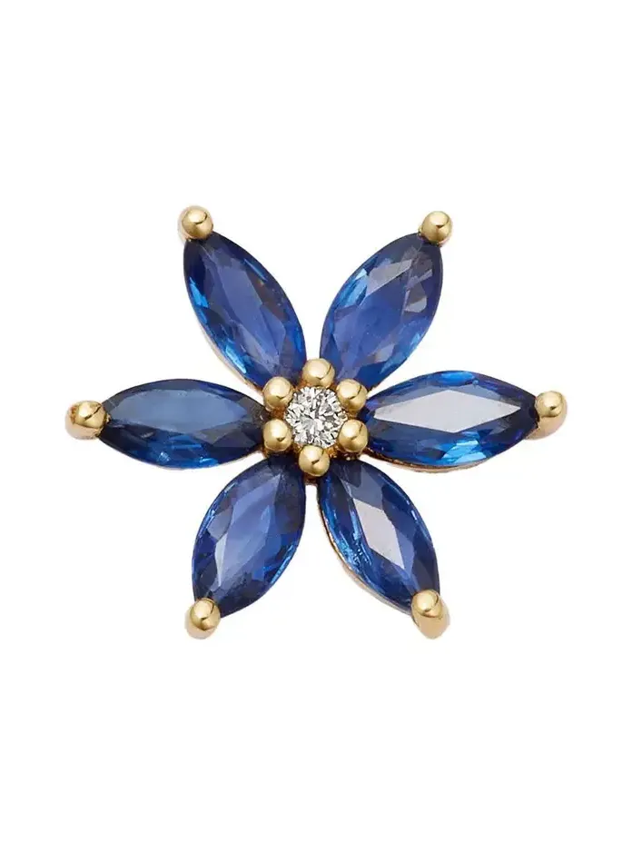 Blue Sapphire Bloom Charm