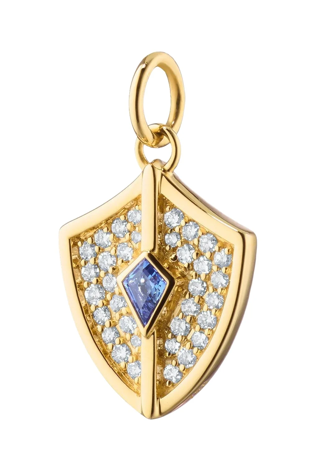 Blue Sapphire Mini Fearless Charm Blue Sapphire Mini Fearless Charm