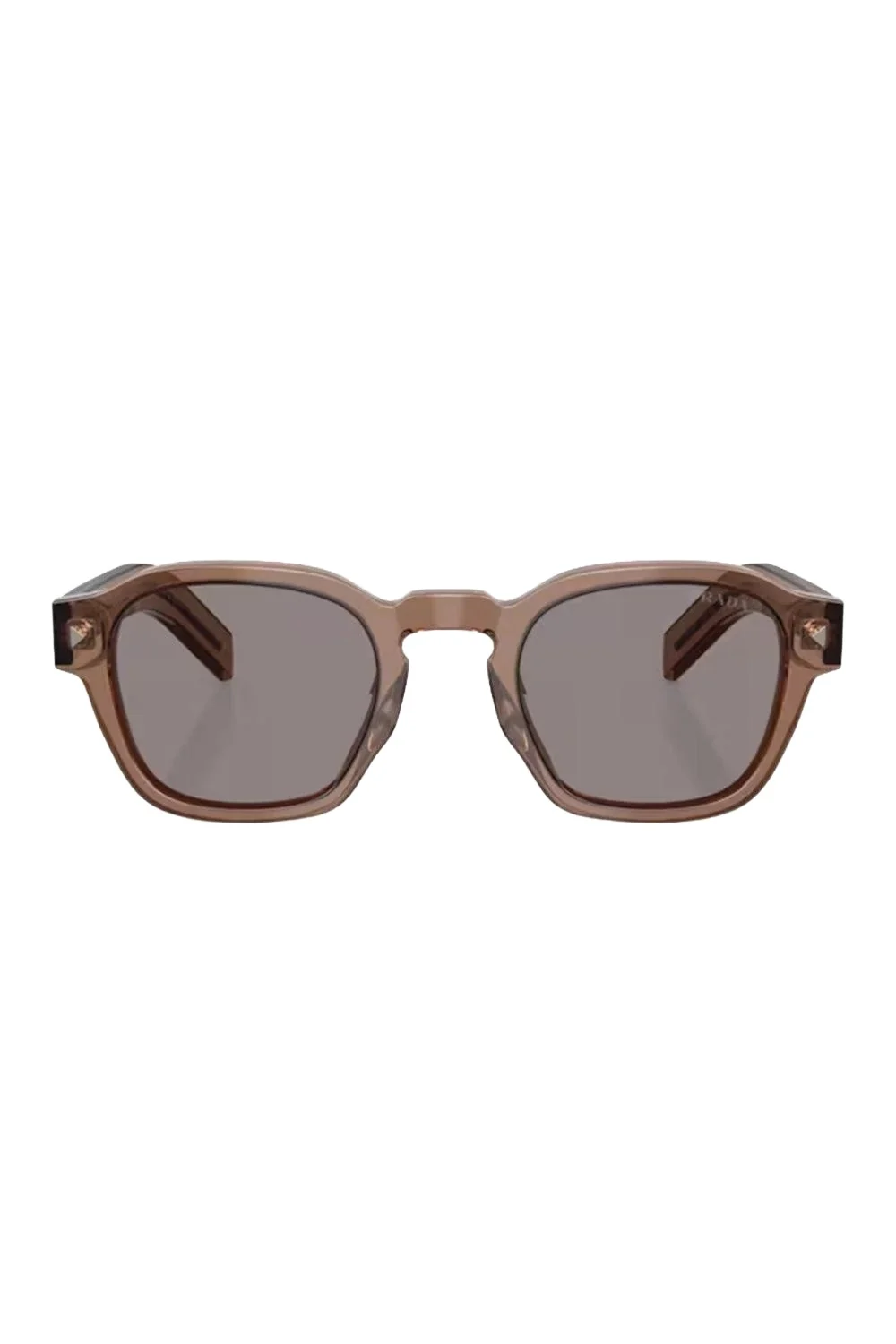Prada Bold Round Sunglasses - Transparent Clay