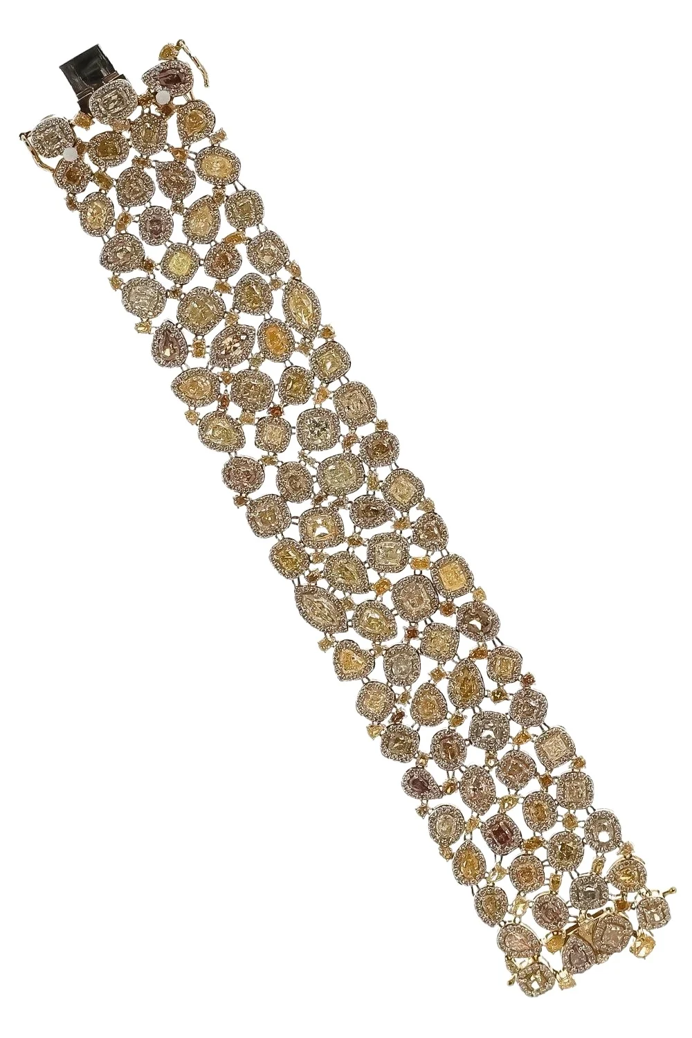 Brilliant Cut Yellow Diamond Bracelet Brilliant Cut Yellow Diamond Bracelet