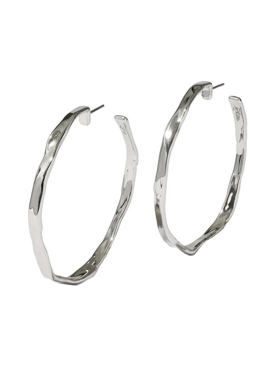 Brut Skinny Hoop Earrings Brut Skinny Hoop Earrings