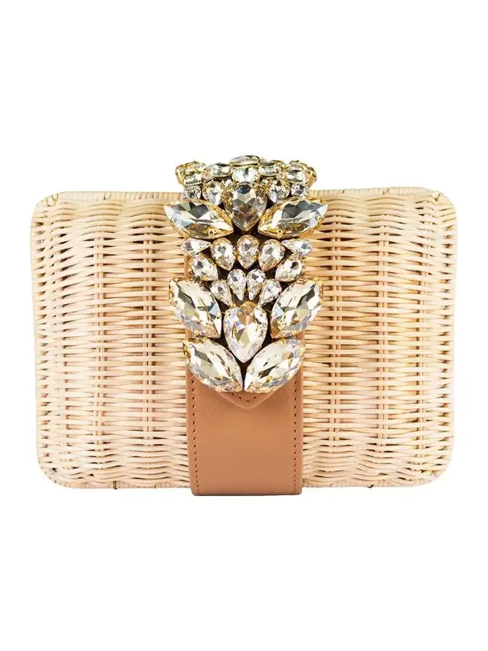 Capri Clutch - Caramel Capri Clutch - Caramel