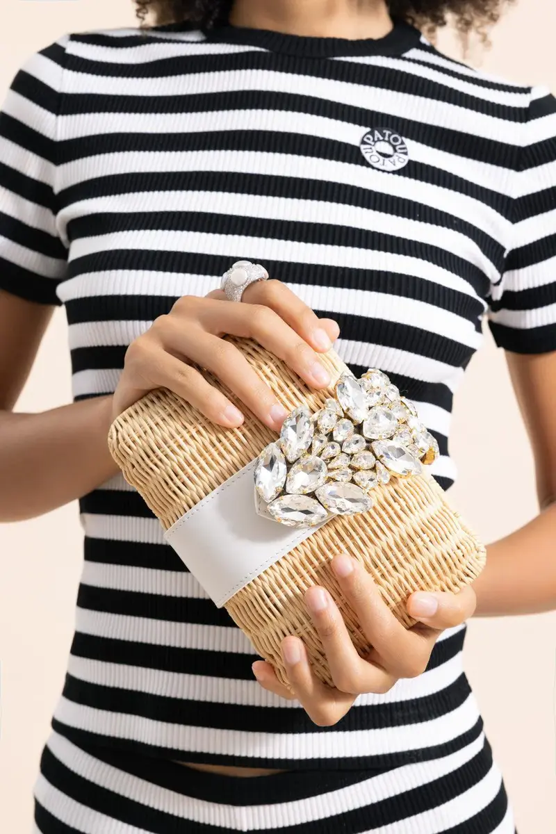 GEDEBE Capri Clutch - White | Thumbnail 2 GEDEBE Capri Clutch - White | Thumbnail 2
