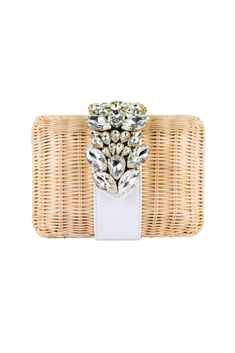 GEDEBE Capri Clutch - White | Image 1 GEDEBE Capri Clutch - White | Image 1