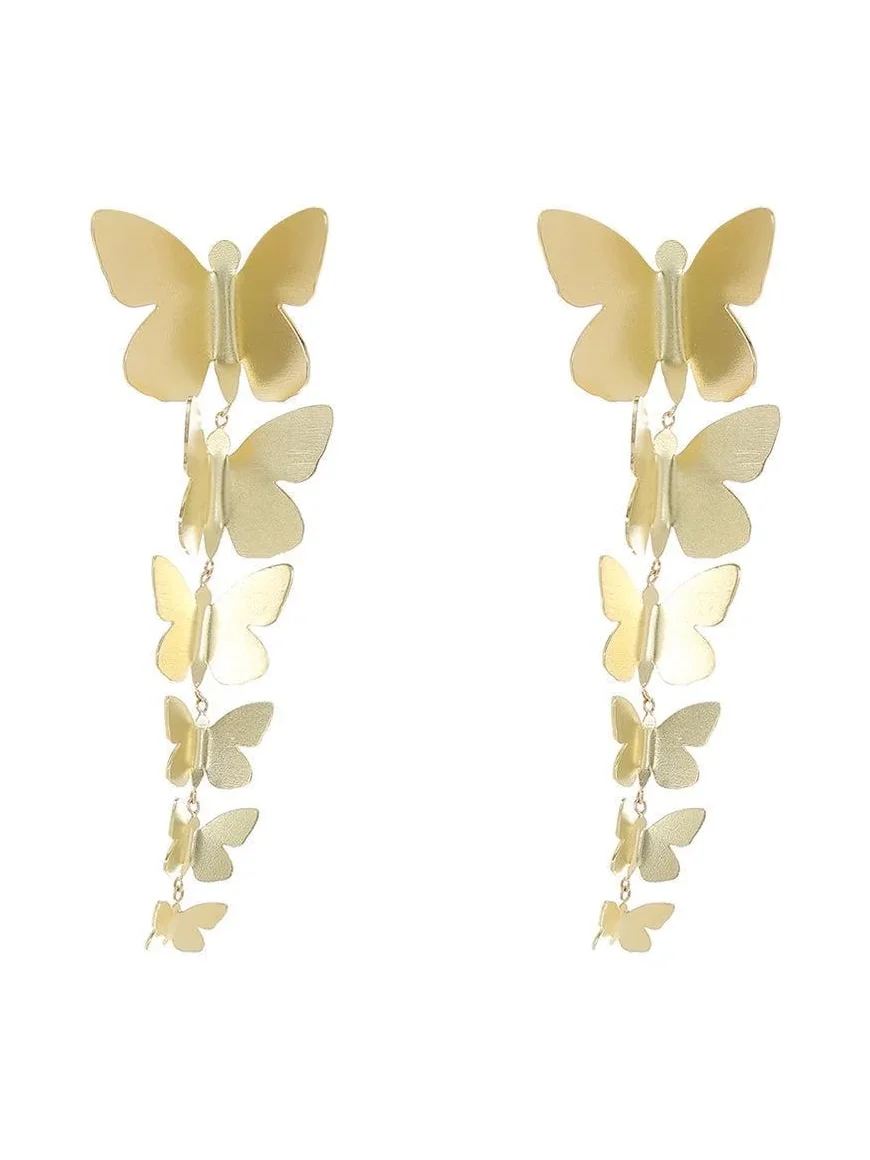 Cascading Butterfly Earrings Cascading Butterfly Earrings